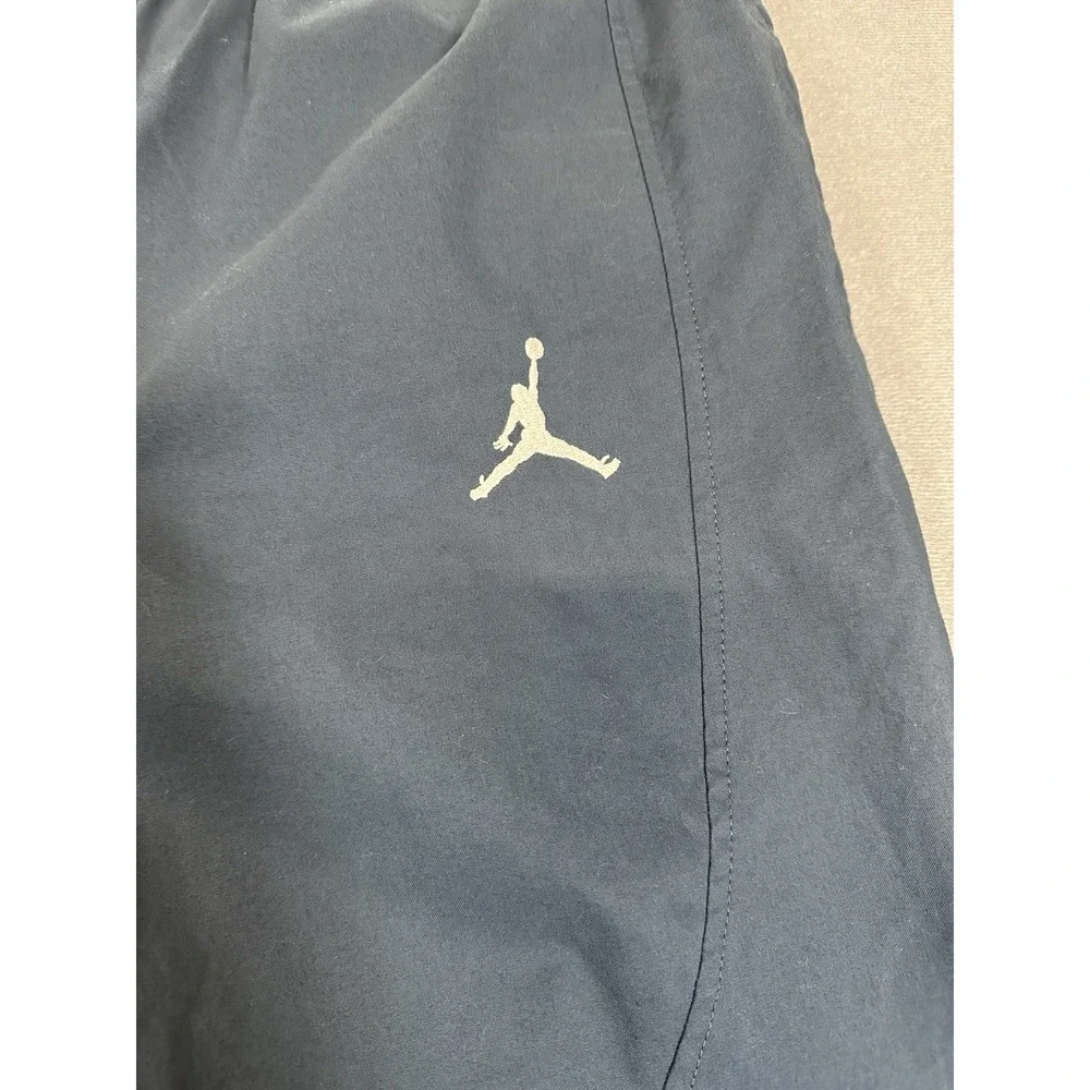 Air Jordan Pants Joggers Mens Size Medium Blue Cinch Hem Cotton Blend